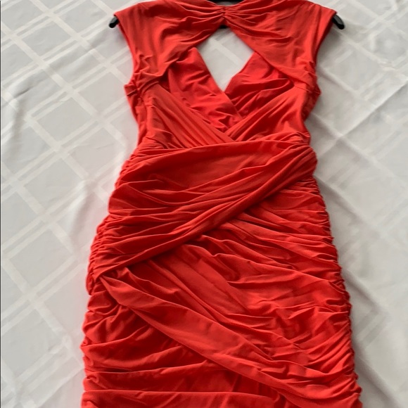 BCBG sleeveless, jersey, cocktail dress- like new - Picture 4 of 7